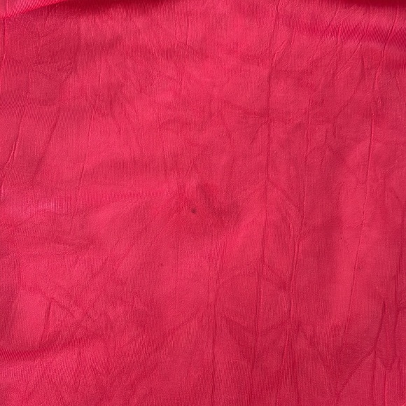 3/25 Hot Coral Pink MXM Tie Neck Halter Top - Picture 11 of 11